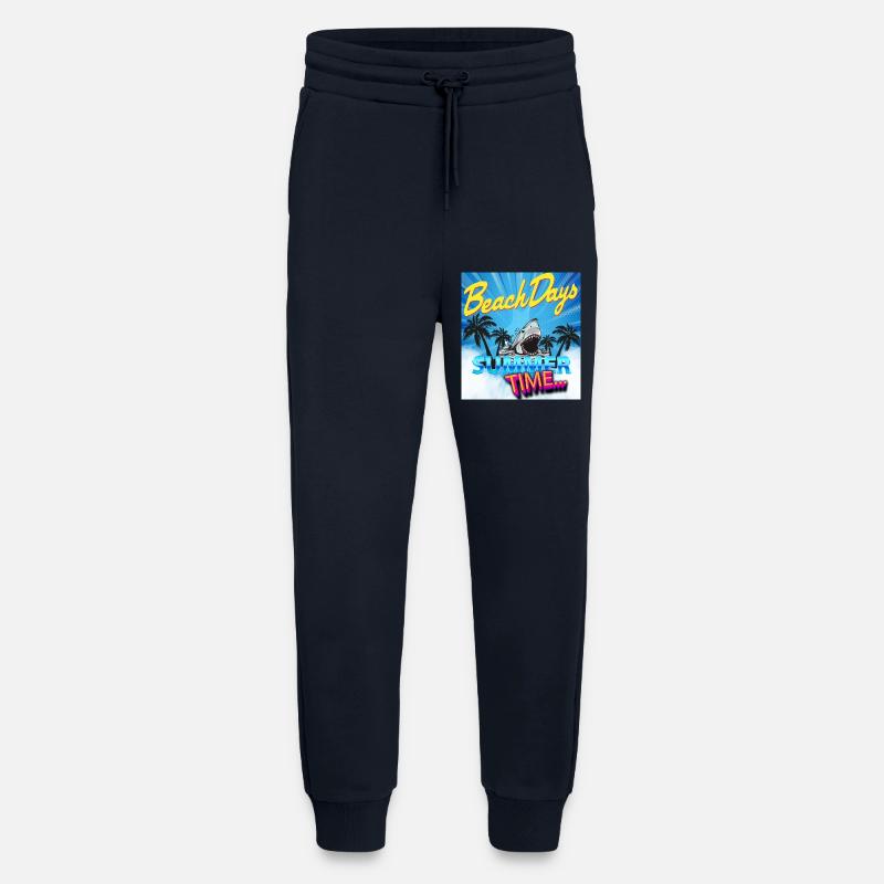 Heure d'été - Pantalon de jogging bio décontracté fabriqué en UE - DARK NAVY