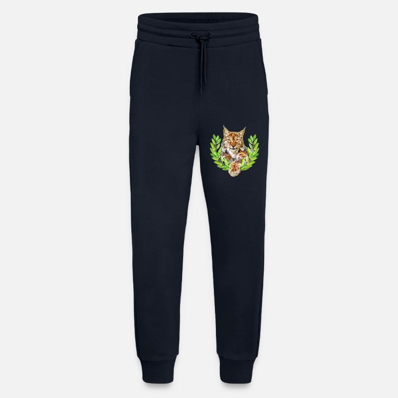 Luchs Wild Katze Freiheit - Jogginghose - made by SPREAD - DARK NAVY