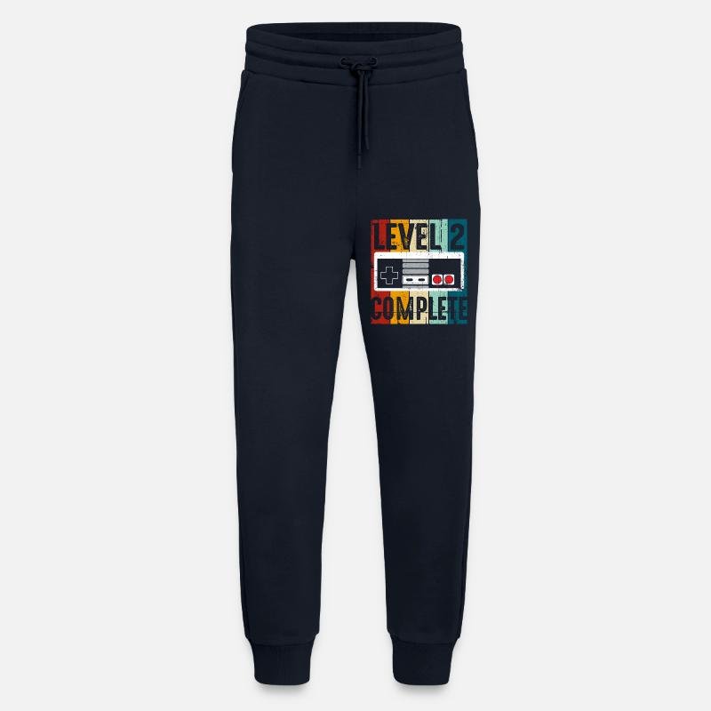 Level 2 Komplette Retro-Konsole - Jogginghose - made by SPREAD - DARK NAVY