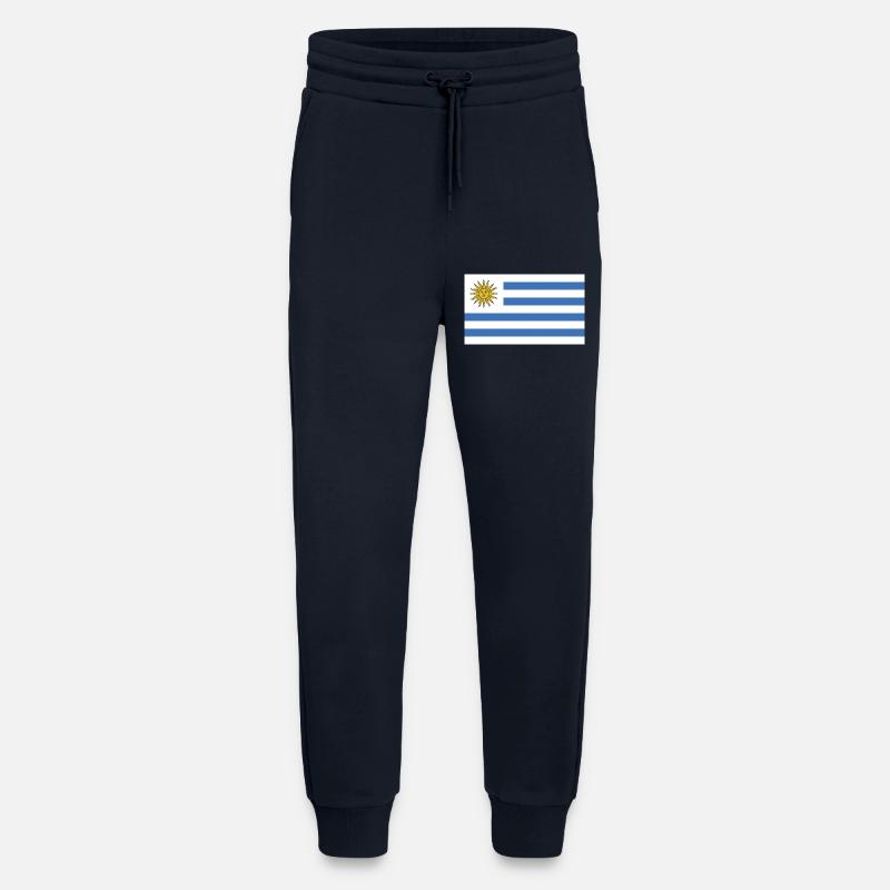 Uruguay Flagge - Jogginghose - made by SPREAD - DARK NAVY