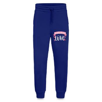 Cadeau vélo de route Sport Cyclisme - Pantalon de jogging bio décontracté fabriqué en UE - Iconic Blue - Devant