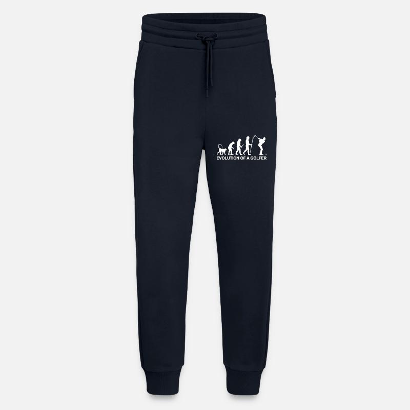 Evolution eines Golfers - Jogginghose - made by SPREAD - DARK NAVY