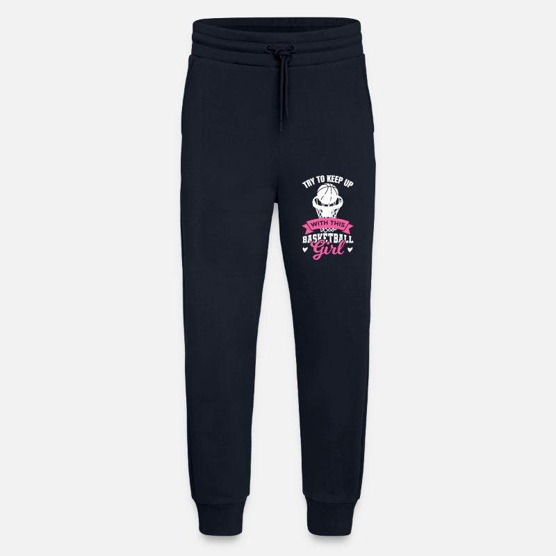 Basketball Mädchen - Jogginghose - made by SPREAD - DARK NAVY