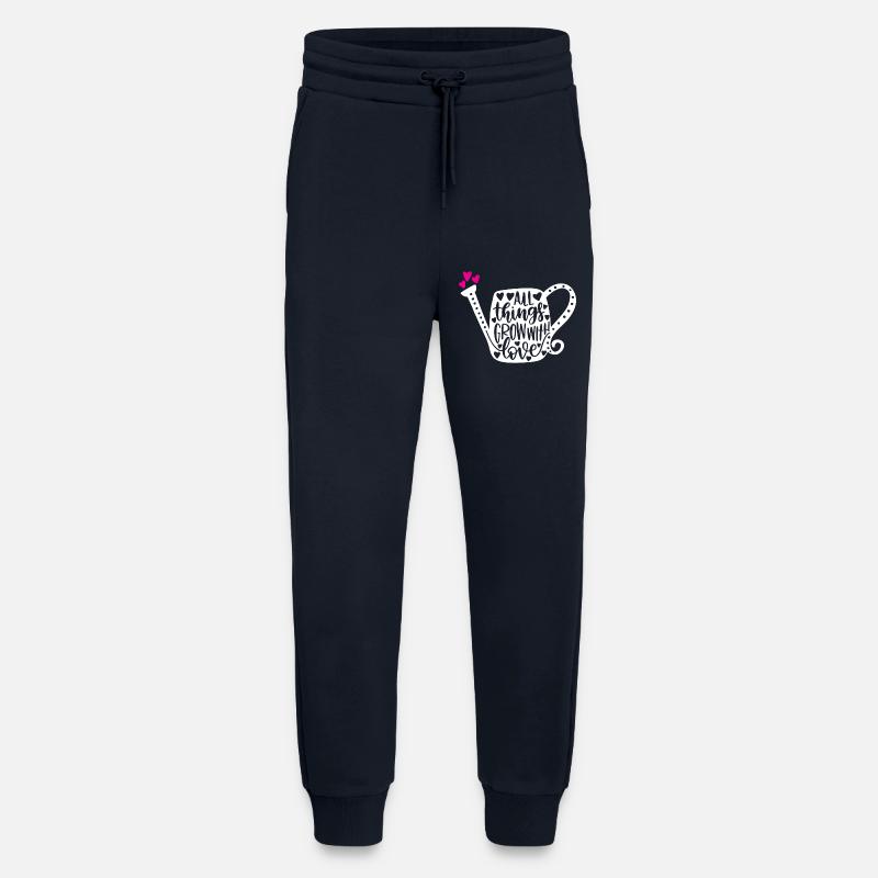 Alle Dinge wachsen mit Liebe - Jogginghose - made by SPREAD - DARK NAVY