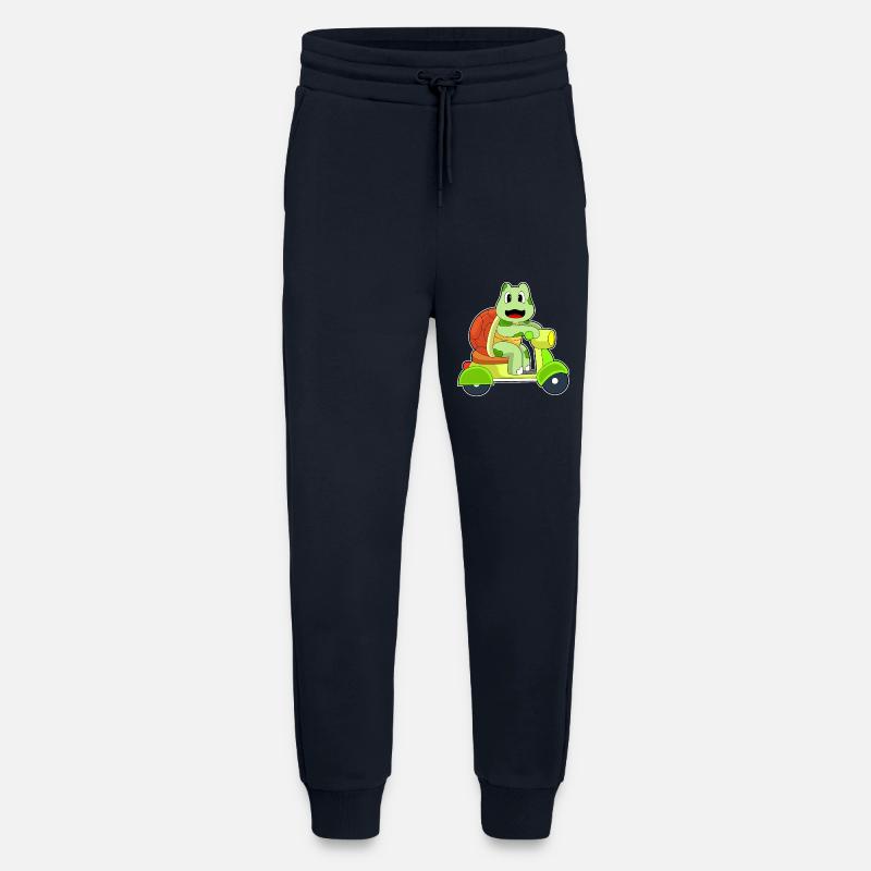 Turtle Scooter - Pantalon de jogging bio décontracté fabriqué en UE - DARK NAVY