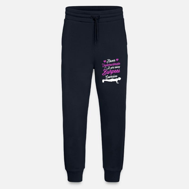 Burpees Design - Jogginghose - made by SPREAD - DARK NAVY