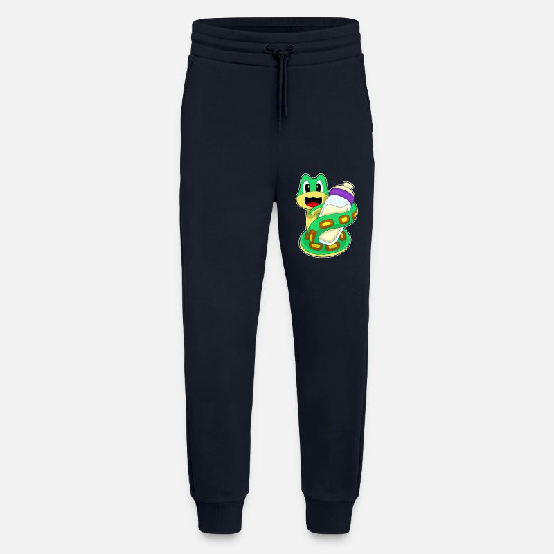 Lait de bébé Snake - Pantalon de jogging bio décontracté fabriqué en UE - DARK NAVY