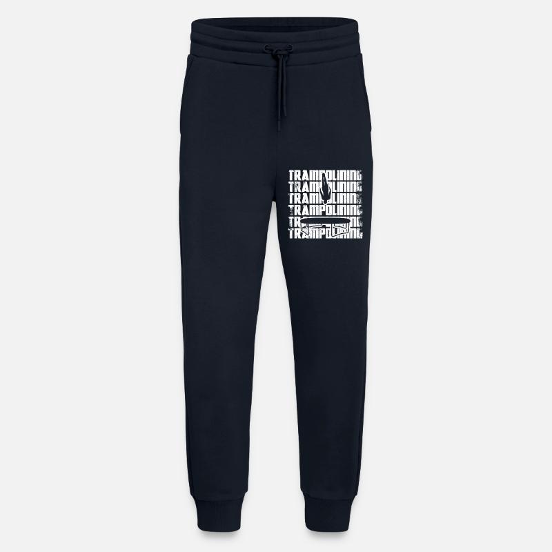 Drôle de pull trampoline - Pantalon de jogging bio décontracté fabriqué en UE - DARK NAVY