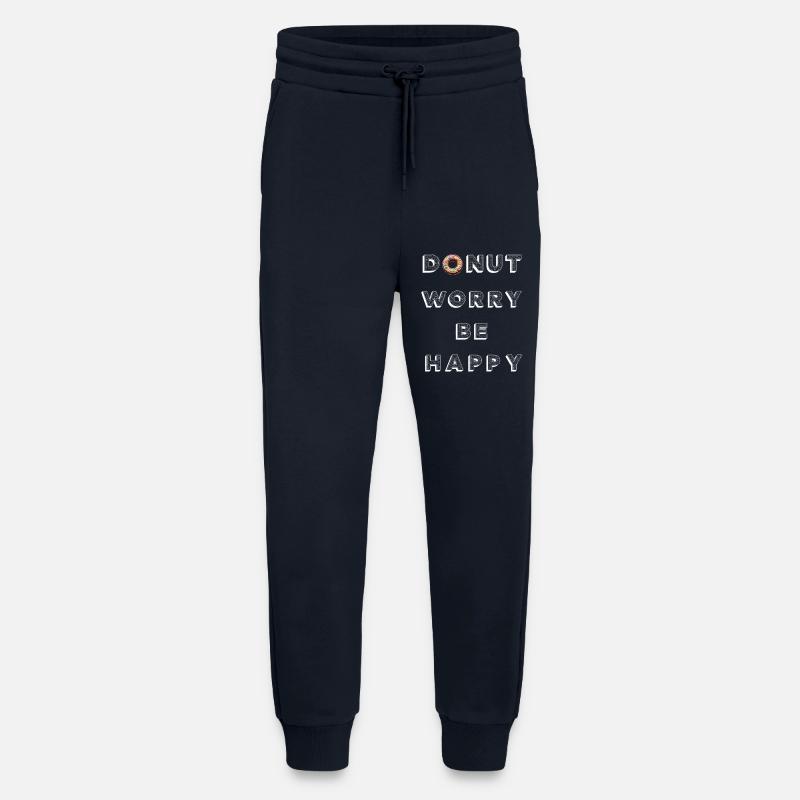 Donut-Sorge Sei glücklich - Jogginghose - made by SPREAD - DARK NAVY