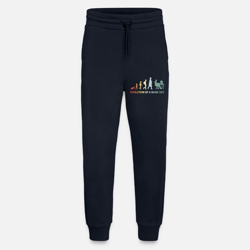 Game Dev Evolution - Jogging Pants - made by SPREAD  - DARK NAVY