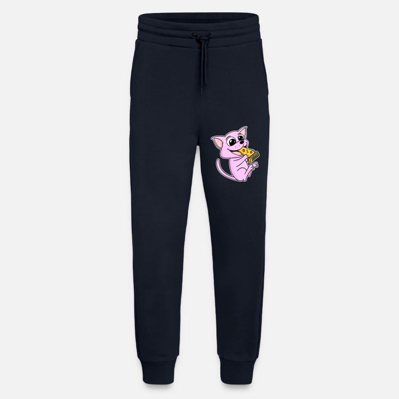 Sphynx Katze Pizza - Jogginghose - made by SPREAD - DARK NAVY
