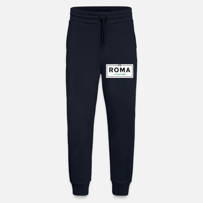 Rom Ortsschild - Jogginghose - made by SPREAD - DARK NAVY