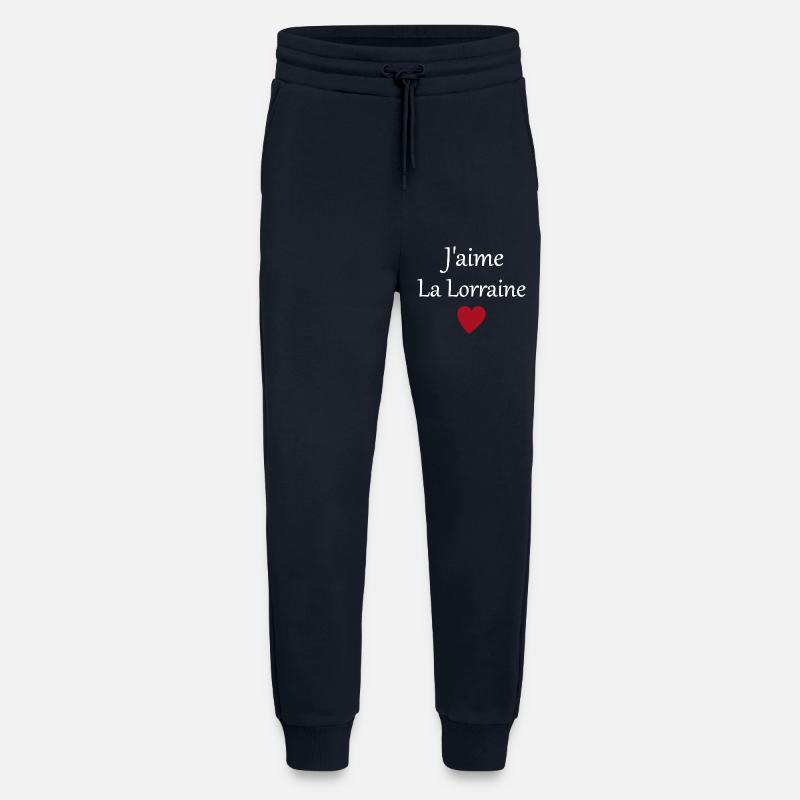 J'aime La Lorraine - Pantalon de jogging bio décontracté fabriqué en UE - DARK NAVY