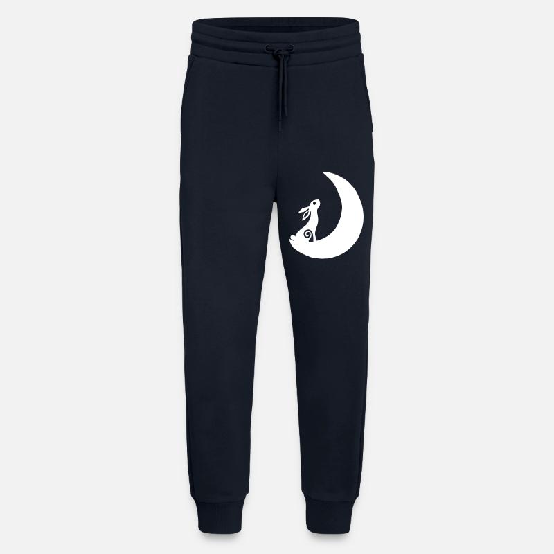 A rabbit on the moon - Jogging Pants - made by SPREAD - DARK NAVY