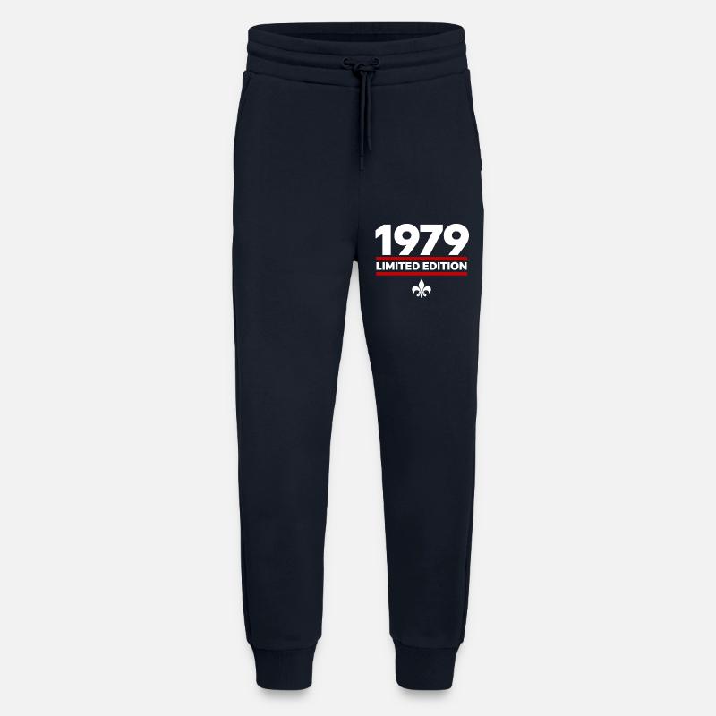 1979 Édition limitée - Pantalon de jogging bio décontracté fabriqué en UE - DARK NAVY