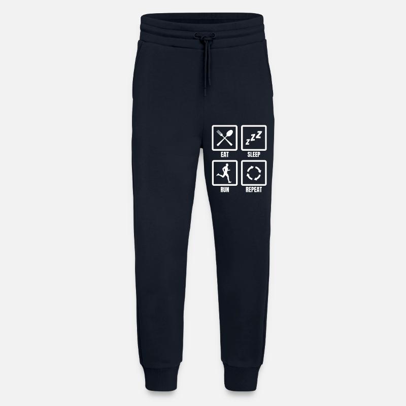 Runner Routine - Jogging Pants - made by SPREAD  - DARK NAVY