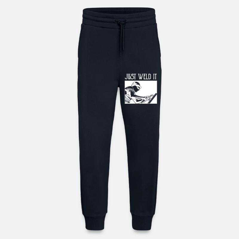 Il suffit de le souder - Pantalon de jogging bio décontracté fabriqué en UE - DARK NAVY