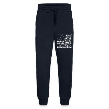 Reitsachen für Pferde Mädl Reiterin Stall - Jogginghose - made by SPREAD - DARK NAVY - Vorne