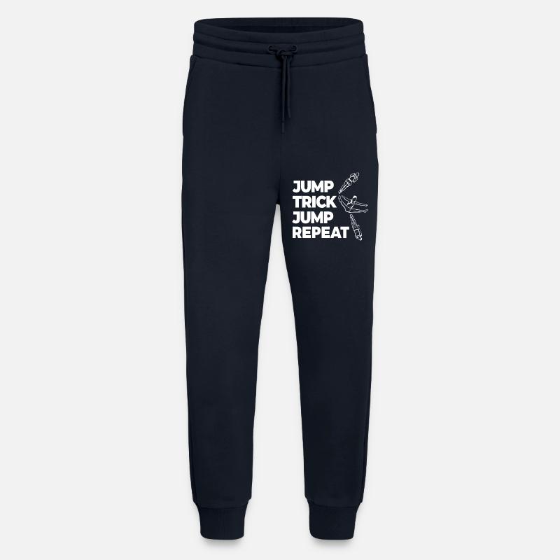 Jump Trick Jump Repeat - Jogging Pants - made by SPREAD  - DARK NAVY
