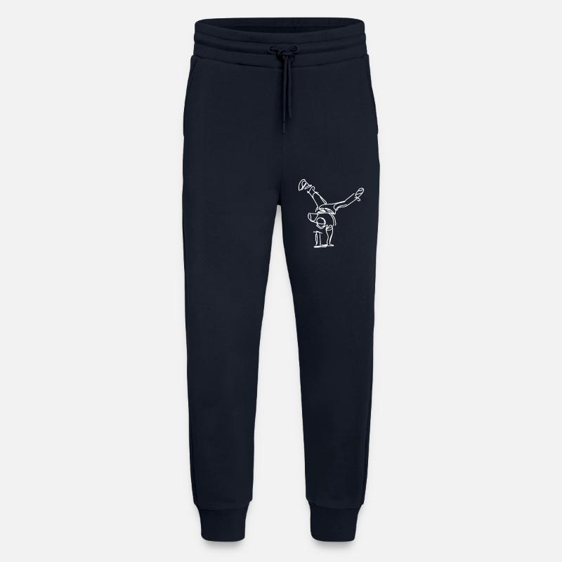 Breakdancer Zeichnung - Jogginghose - made by SPREAD - DARK NAVY