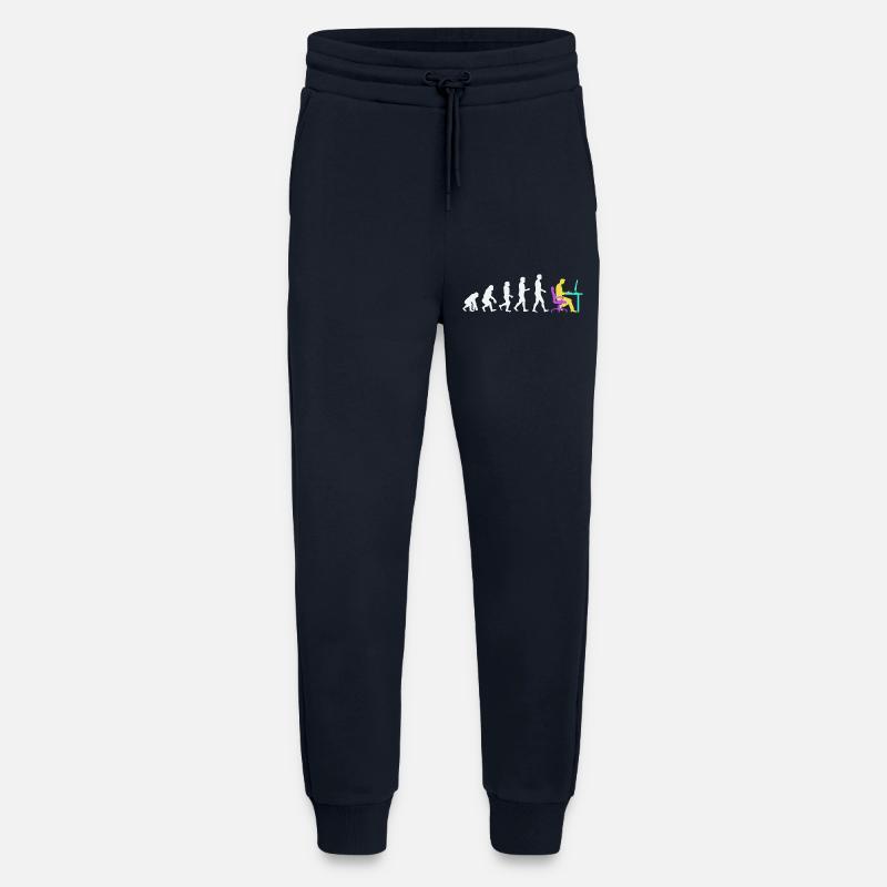Développeur Evolution Computergeek Open Source - Pantalon de jogging bio décontracté fabriqué en UE - DARK NAVY