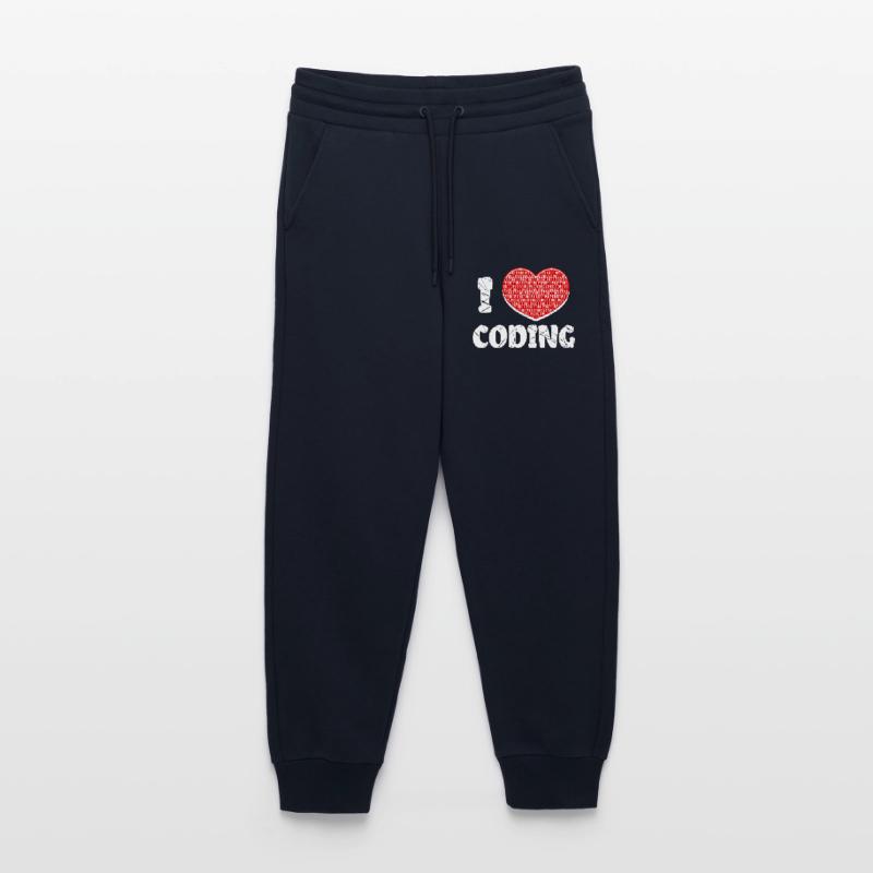 Developer Herz Coden Statement Programmierer Jogginghose - made by SPREAD