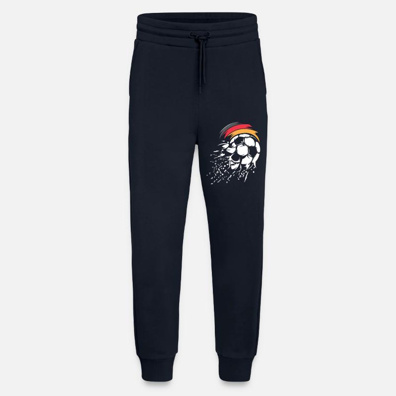 Fußball Team Deutschland Ball Explosion Grafik - Jogginghose - made by SPREAD - DARK NAVY