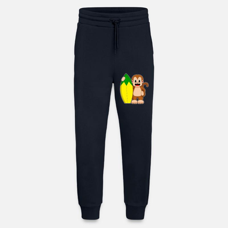 Monkey Banana Surfing - Jogging Pants - made by SPREAD  - DARK NAVY