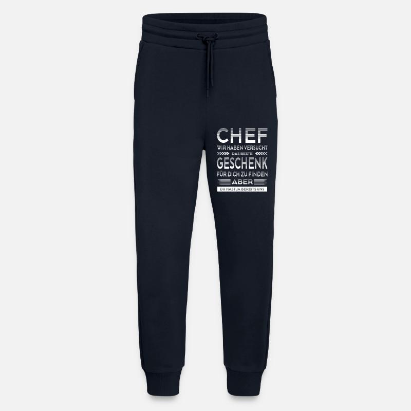 Chef Abschied Geschenke Abschiedsgeschenk - Jogginghose - made by SPREAD - DARK NAVY