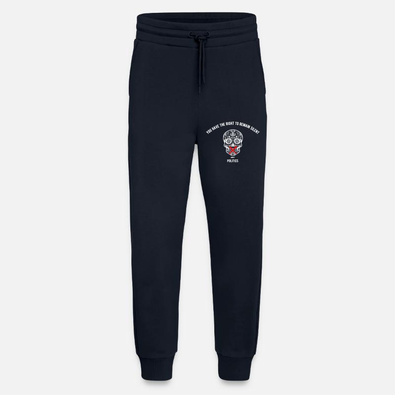 Right to remain silent - Jogging Pants - made by SPREAD - DARK NAVY