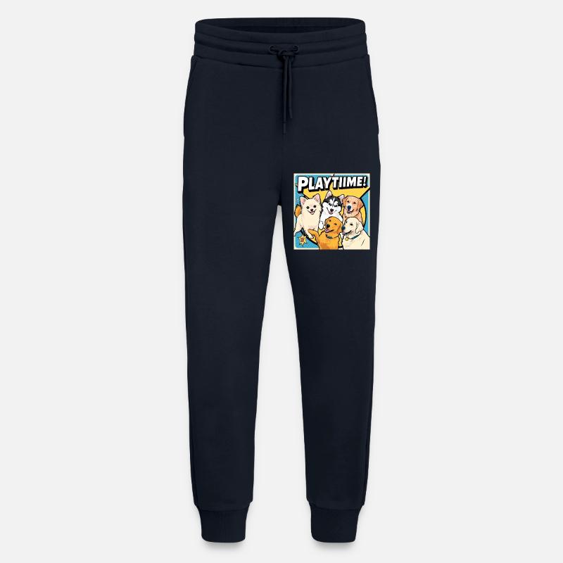 Comic Dogs - Playtime - Jogginghose - made by SPREAD - DARK NAVY
