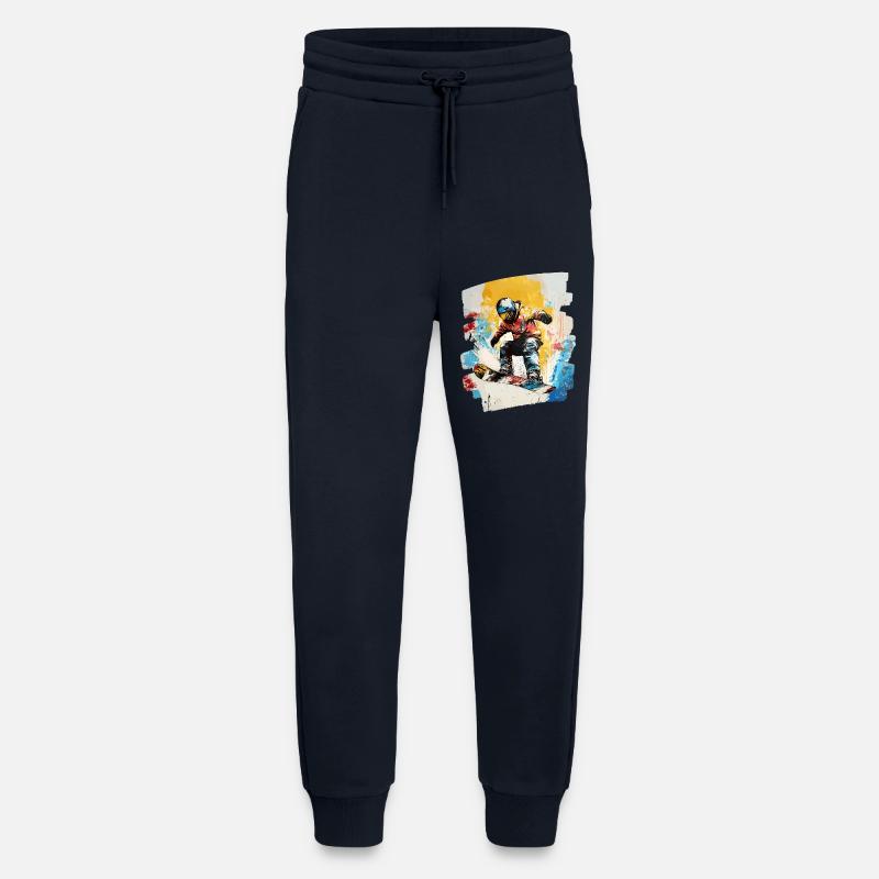 Snowboarder Pulverschnee - Jogginghose - made by SPREAD - DARK NAVY