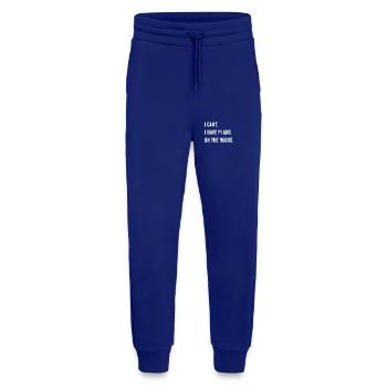 Lustiger Spruch felsklettern bouldern vintage logo - Jogginghose - made by SPREAD - Iconic Blue - Vorne