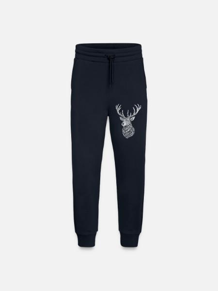 Deer - Jogging Pants - made by SPREAD  - DARK NAVY
