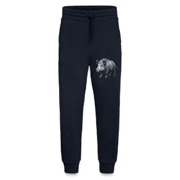 Wild boar - Jogging Pants - made by SPREAD  - DARK NAVY - Front