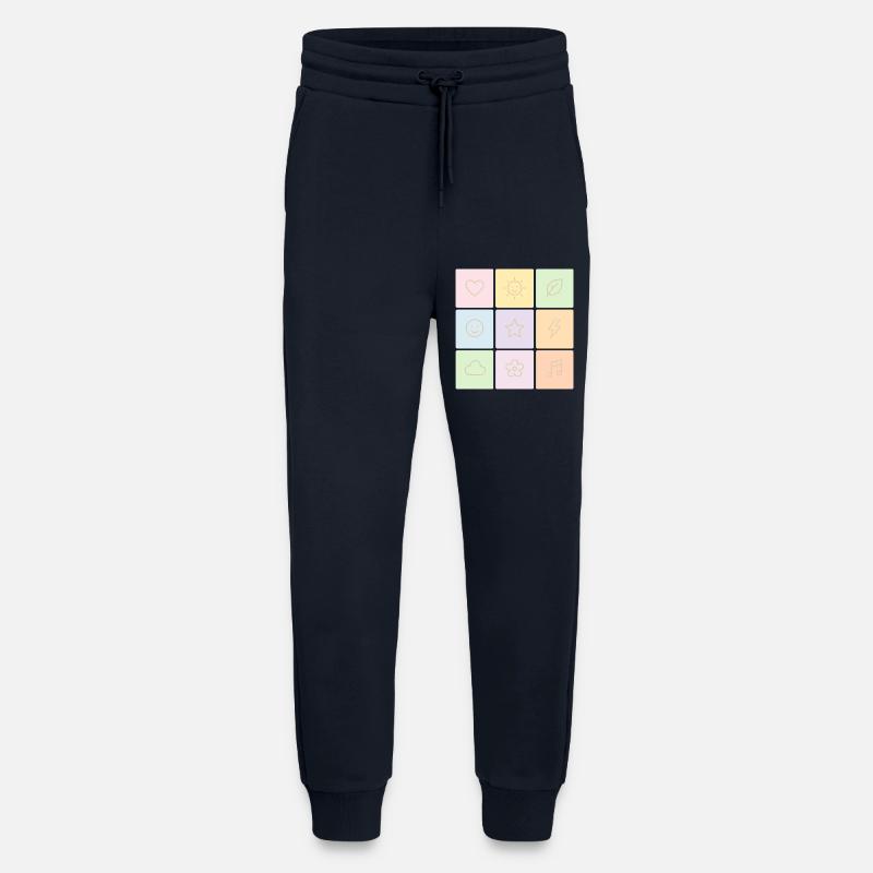 Pastel Bento Vibes - Jogging Pants - made by SPREAD  - DARK NAVY