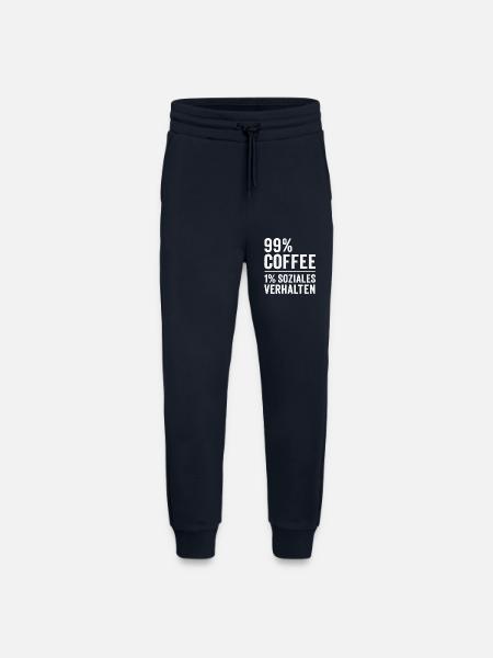 99% Coffee - Jogging Pants - made by SPREAD  - DARK NAVY