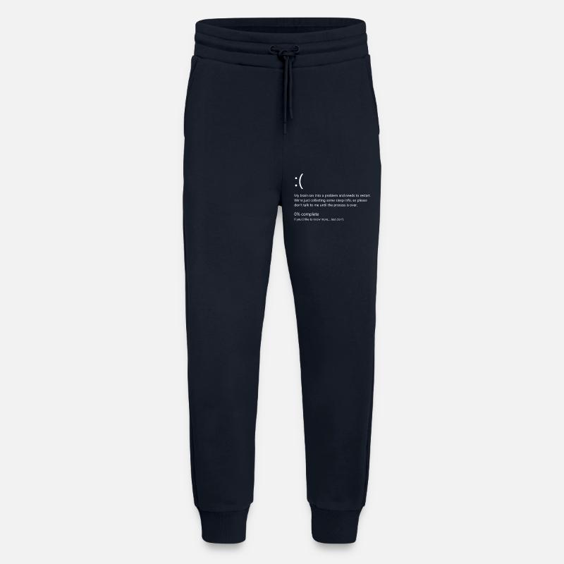 Brain Crash Tshirt - Jogging Pants - made by SPREAD  - DARK NAVY