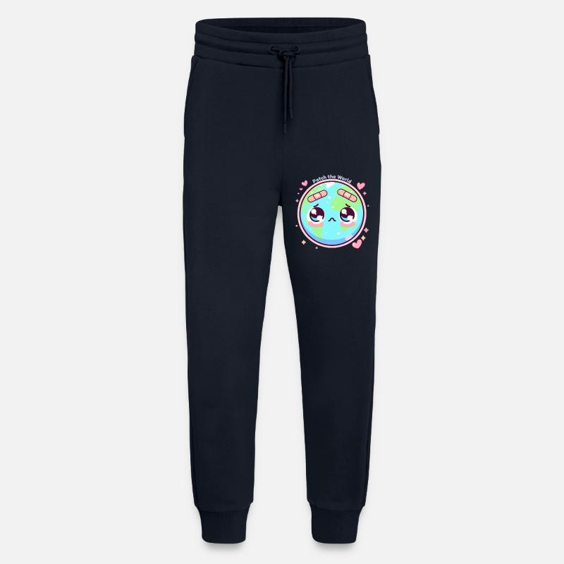 Patch die Welt - Jogginghose - made by SPREAD - DARK NAVY