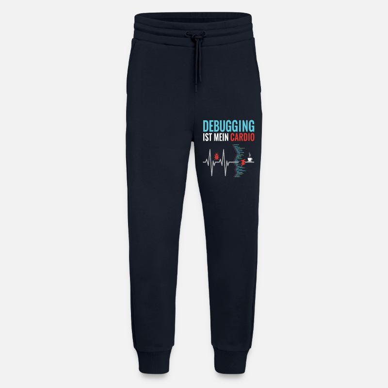 Debugging ist mein Cardio - Programmierer Nerd - Jogginghose - made by SPREAD - DARK NAVY