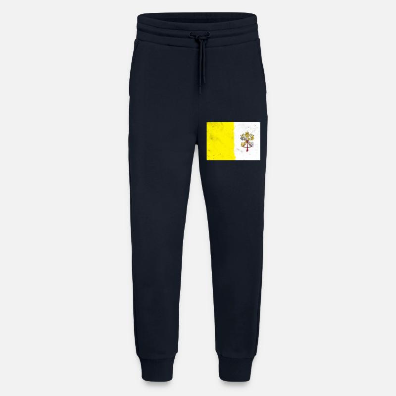 Flagge des Vatikans - Jogginghose - made by SPREAD - DARK NAVY