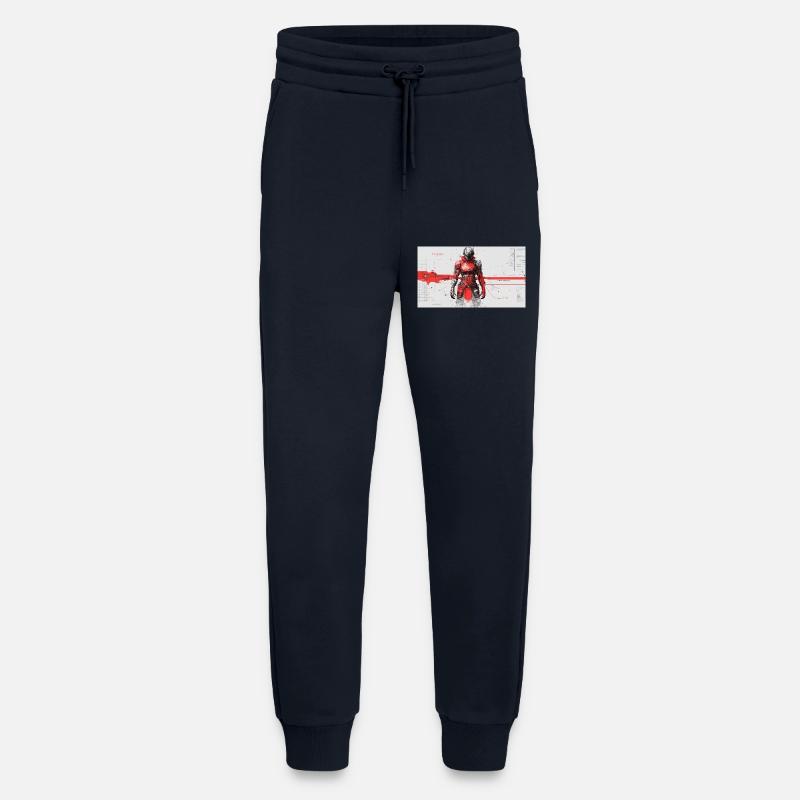 Futuristischer Cyber-Samurai - Jogginghose - made by SPREAD - DARK NAVY