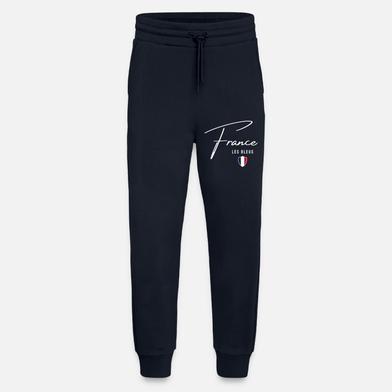 Frankreich, minimalistisches, elegantes Design - Jogginghose - made by SPREAD - DARK NAVY