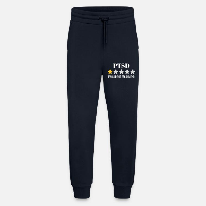 Lebendiges abstraktes Ozeanwellenmuster - Jogginghose - made by SPREAD - DARK NAVY