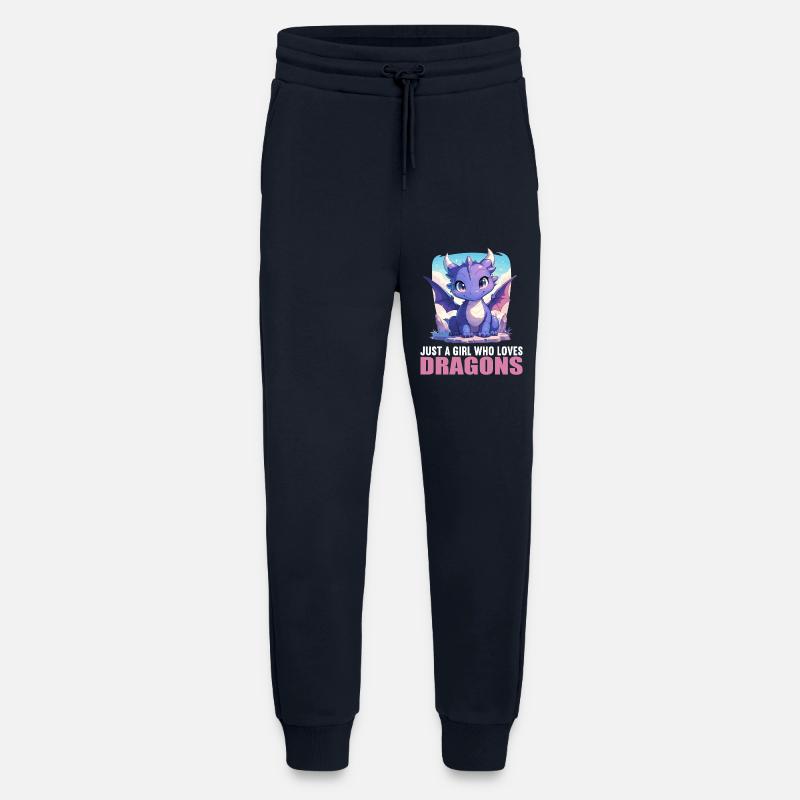 Drachen Drache - Jogginghose - made by SPREAD - DARK NAVY