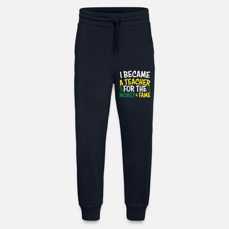 Abschlussmotto Lehrer Berufsprägend - Jogginghose - made by SPREAD - DARK NAVY