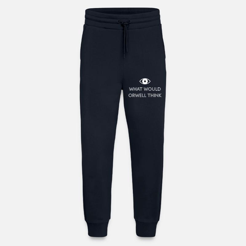 What would Orwell think? - Jogging Pants - made by SPREAD  - DARK NAVY