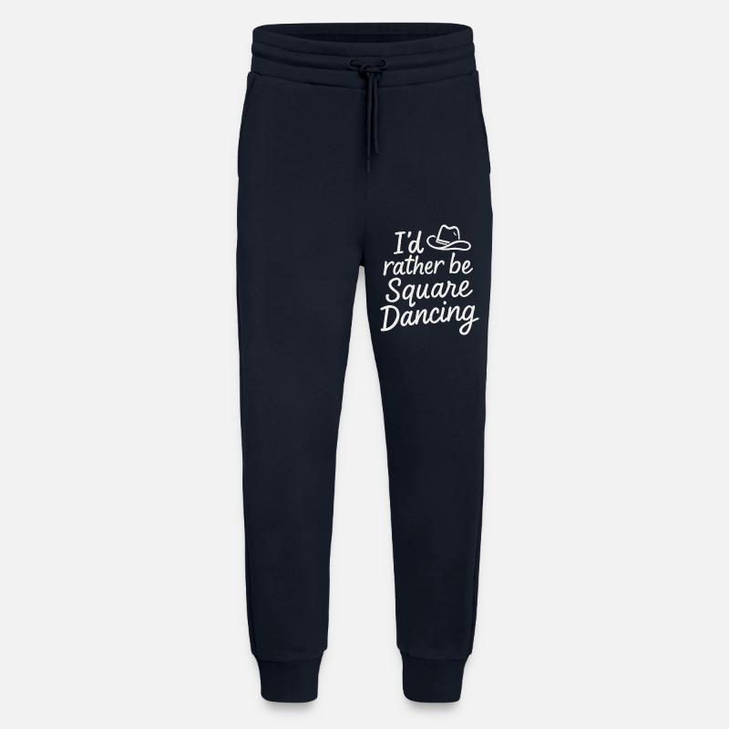 I'd rather be Square Dancing - Jogging Pants - made by SPREAD  - DARK NAVY