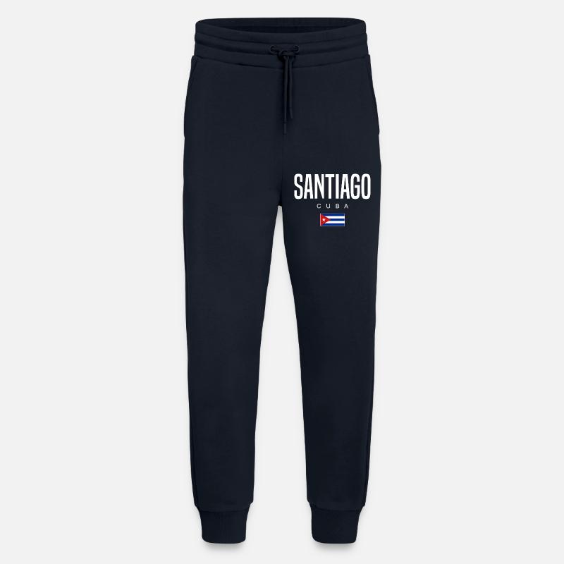 Santiago Cuba Cubans - Jogging Pants - made by SPREAD  - DARK NAVY