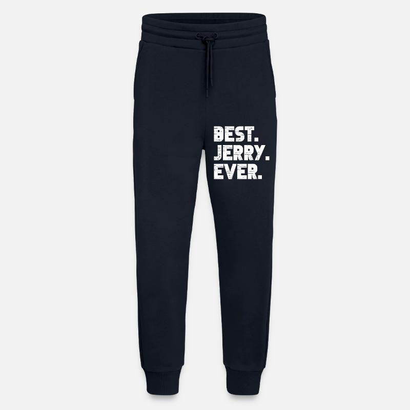 Best Jerry Ever Gift Saying - Jogging Pants - made by SPREAD  - DARK NAVY